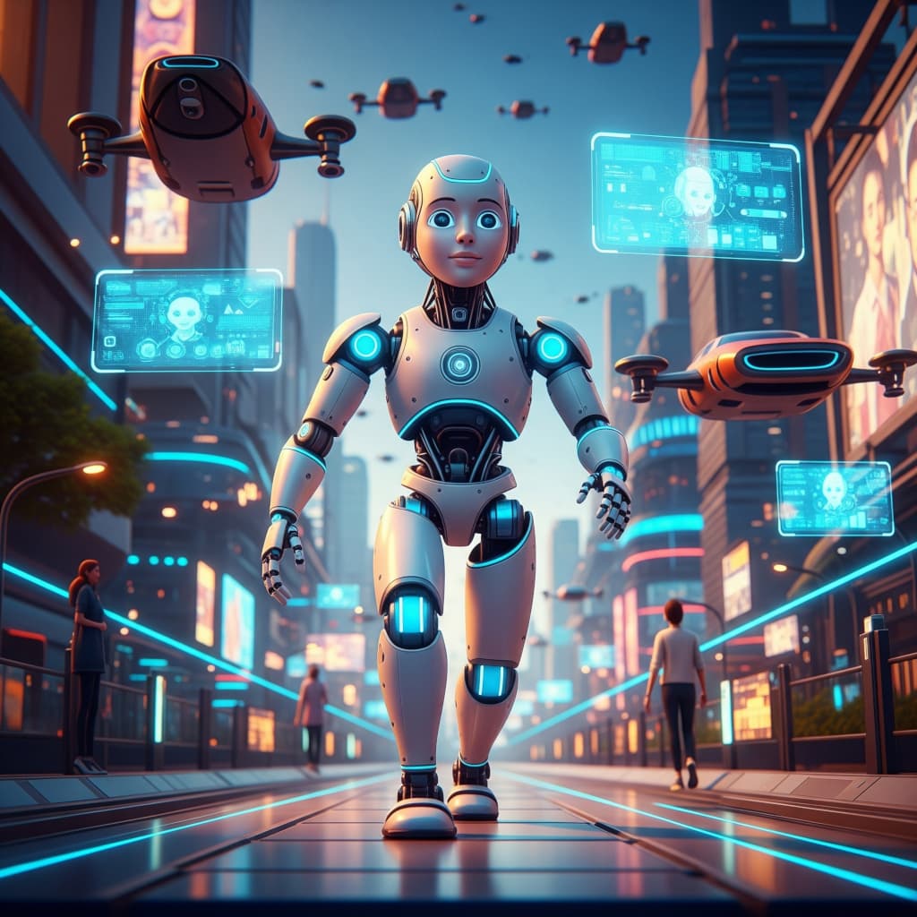 Robotic arm performing a task